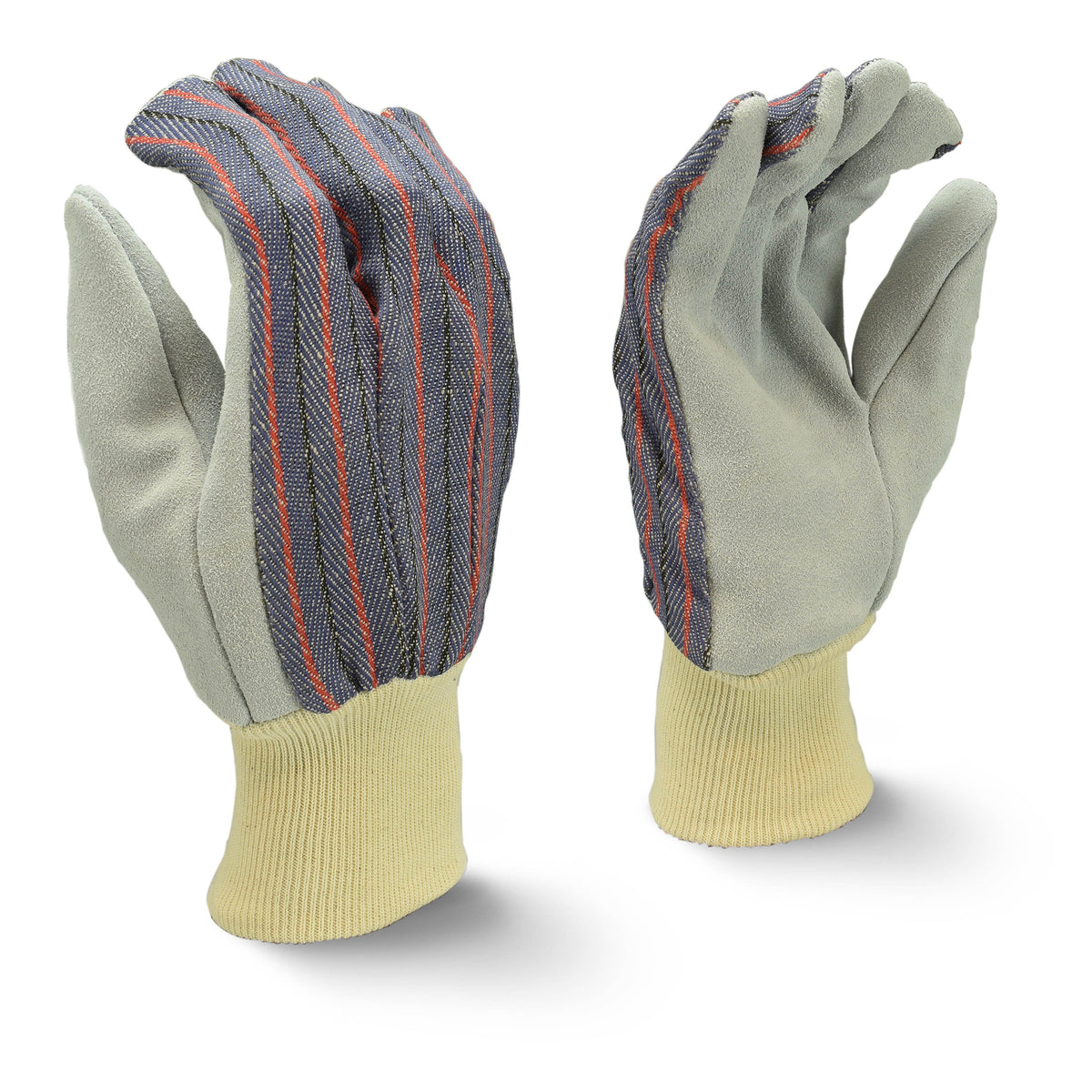 Radians RWG3010 Economy Shoulder Gray Split Cowhide Leather Glove