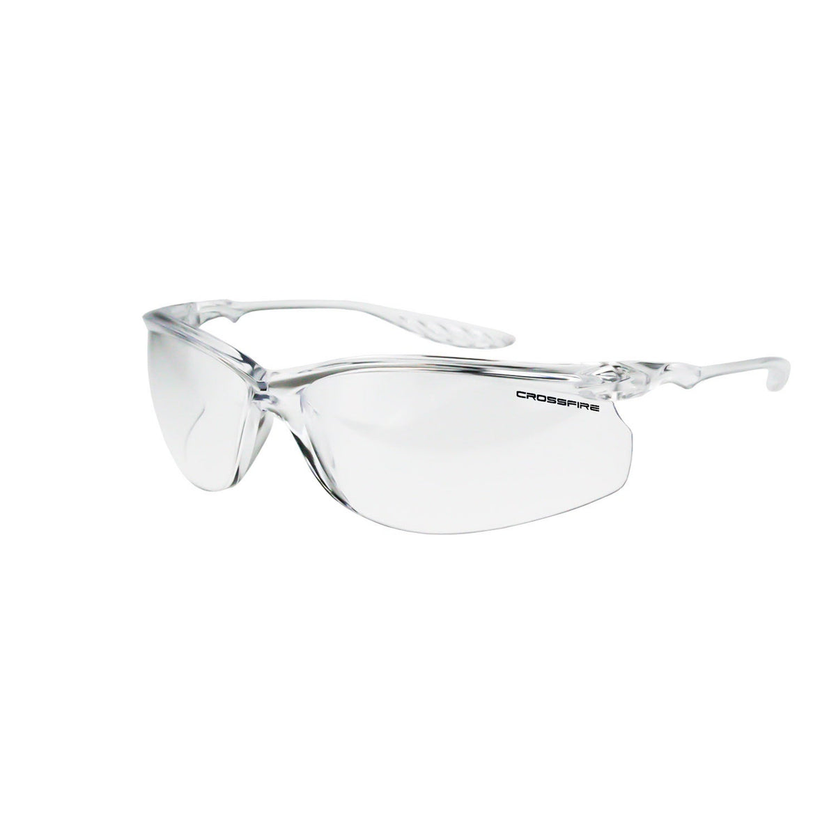 Crossfire 24Seven® Performance Safety Eyewear - Crystal Clear Frame - Clear Lens