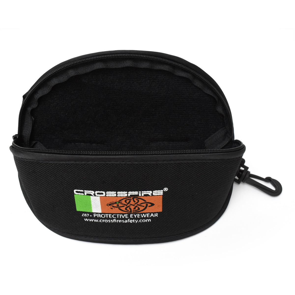 Crossfire Eyewear Zippered Pouch - Black