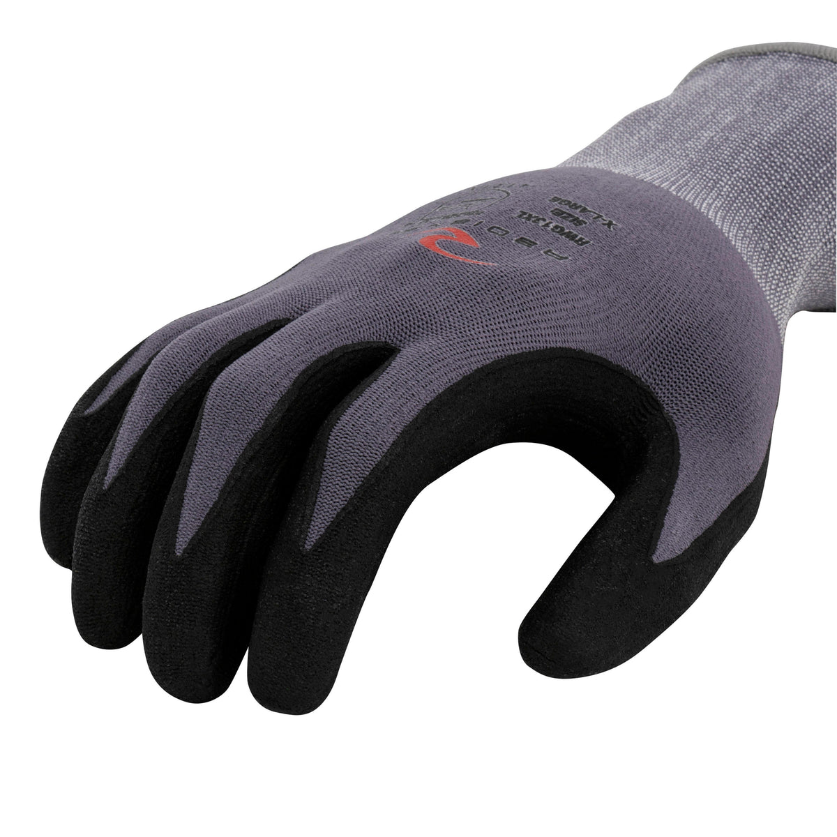 Radians RWG13 Nylon Shell Foam Nitrile Gripper Glove