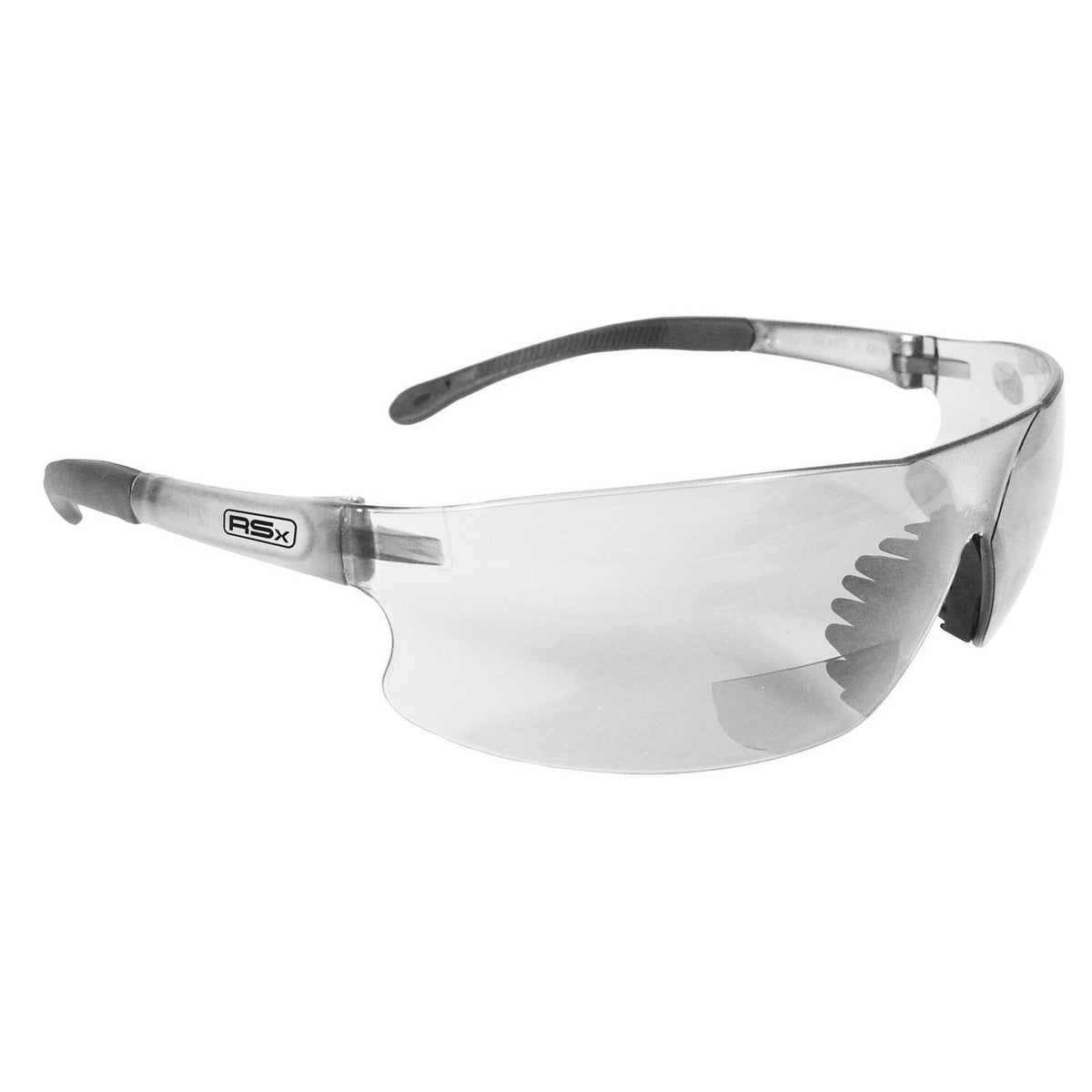 Radians Rad-Sequel RSx™ Magnifier Safety Eyewear - Clear Frame - Clear Lens - 2.5 Diopter