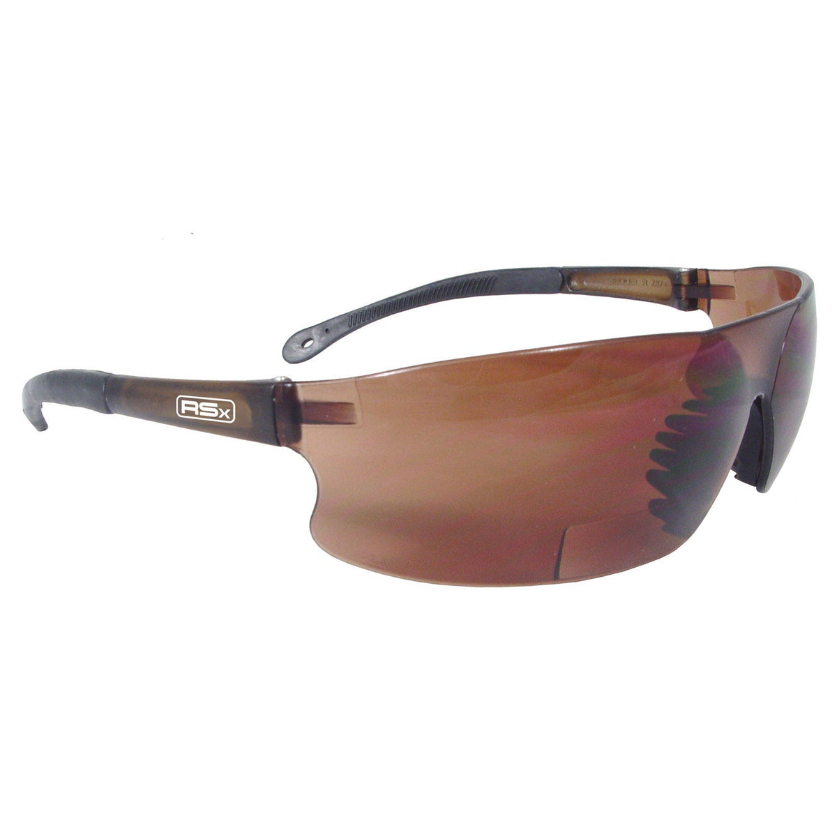 Radians Rad-Sequel RSx™ Magnifier Safety Eyewear - Coffee Frame - Coffee Lens - 2.5 Diopter