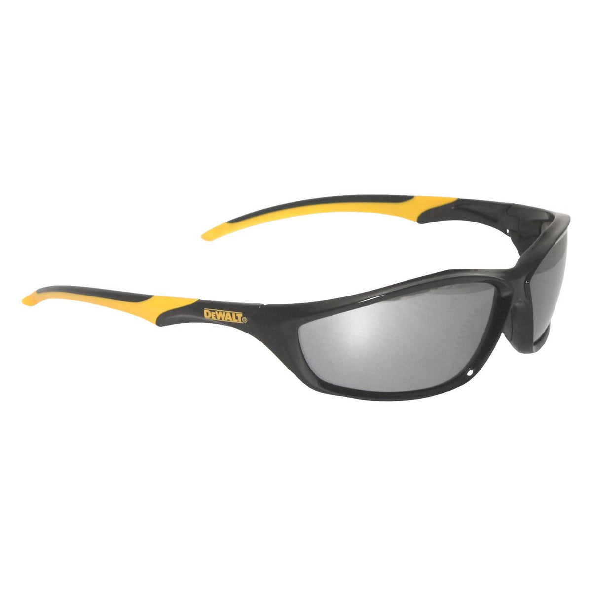 DEWALT DPG96 Router™ Protective Eyewear - Black/Yellow Frame - Silver Mirror Lens