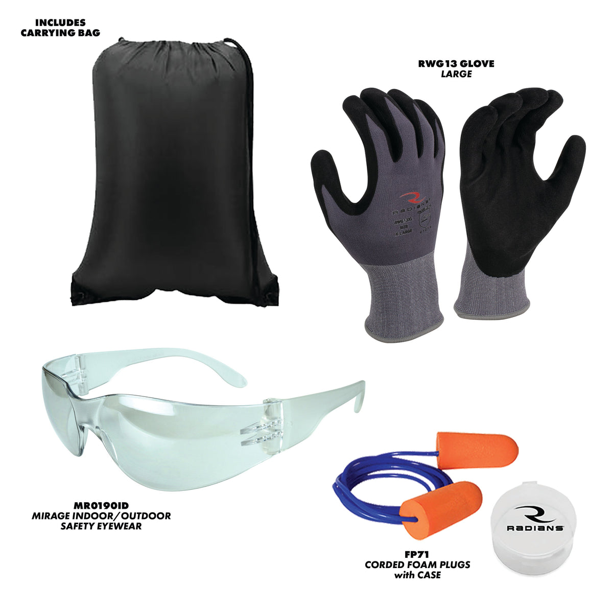 Radians Base Starter Kit - Size L Glove Bag