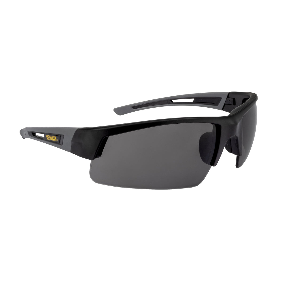 DEWALT DPG100 Crosscut® Protective Eyewear - Black Frame - Smoke Lens