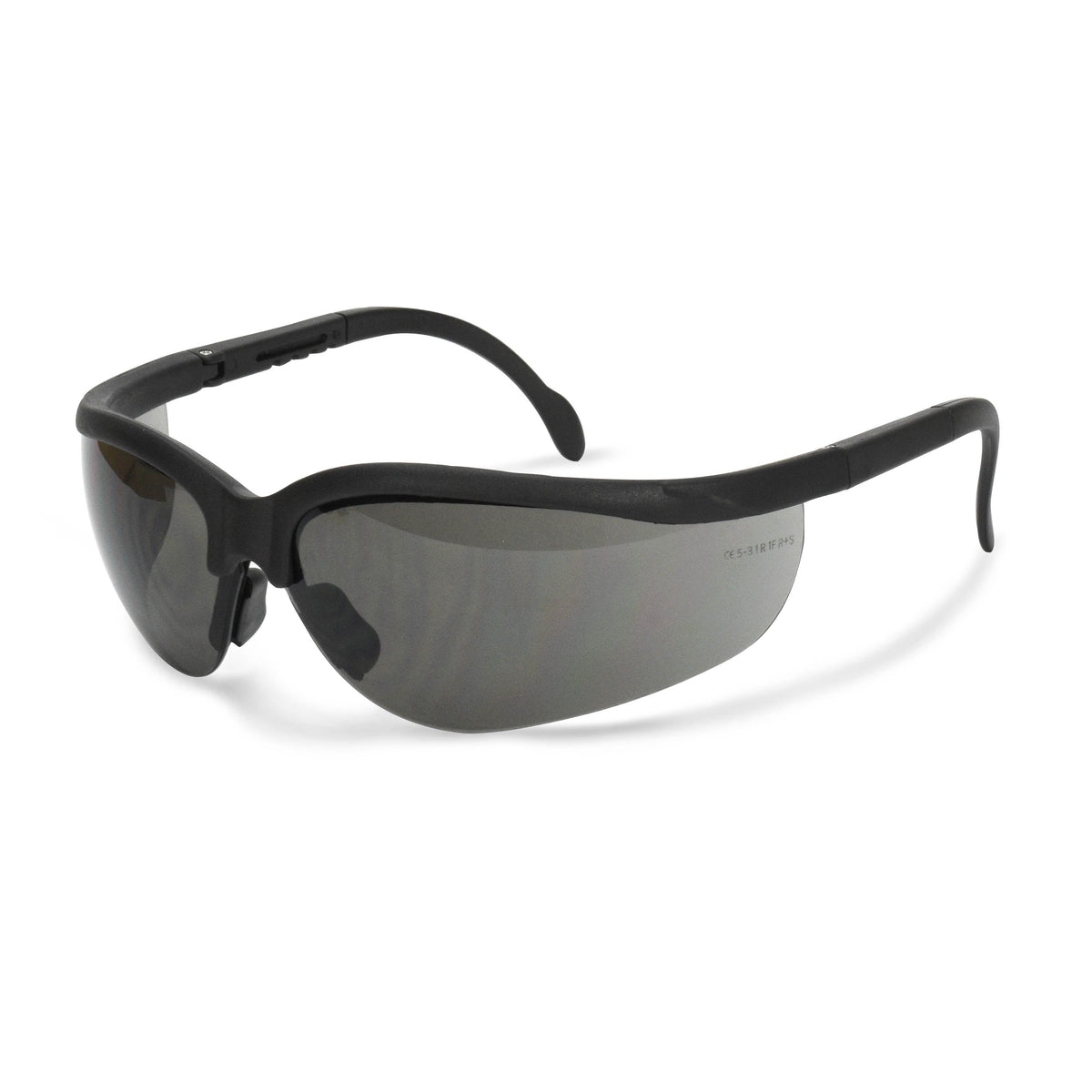 Radians Journey® Safety Eyewear - Black Frame - Smoke Anti-Fog Lens