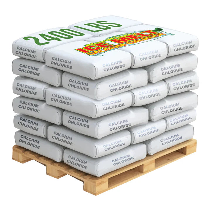 Blendmagic Ice Melt 96% Calcium Chloride Pellets - 48 x 50 LB Bags Pallet