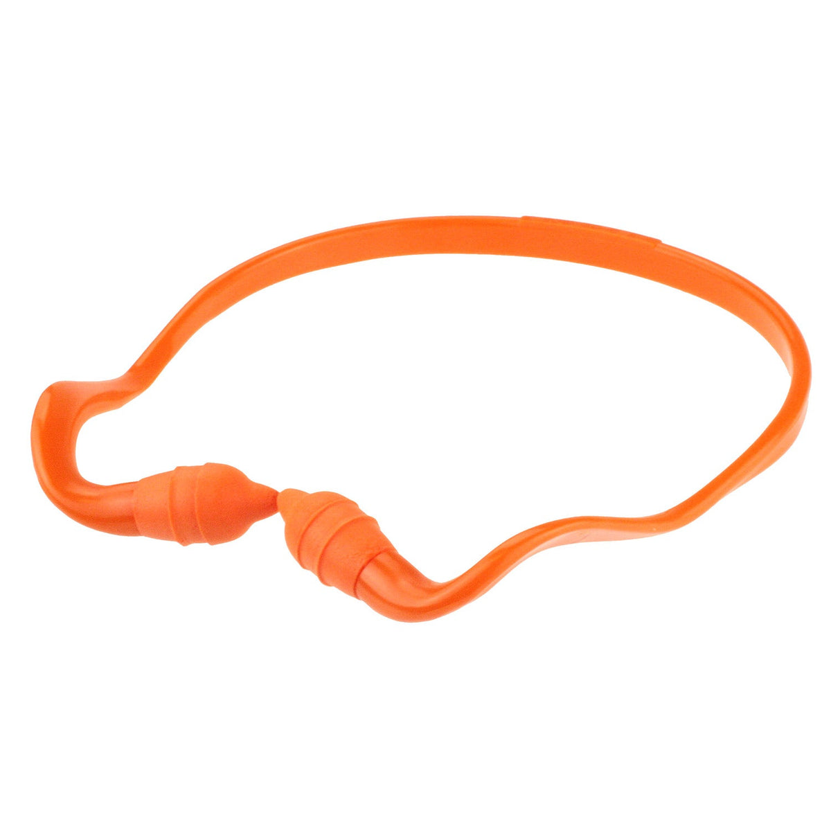 Radians Rad-Band™ 2 Banded Earplugs - Orange Band / Orange Pods