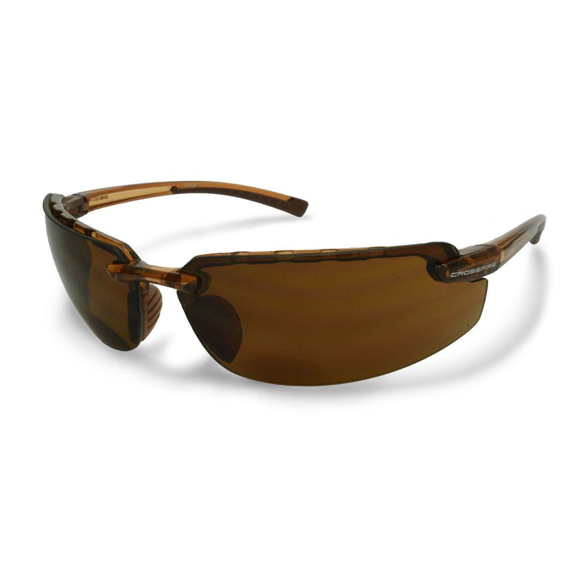 Crossfire ES7 InViz™ Magnifier Safety Eyewear - Crystal Brown Lens - 2.5 Diopter