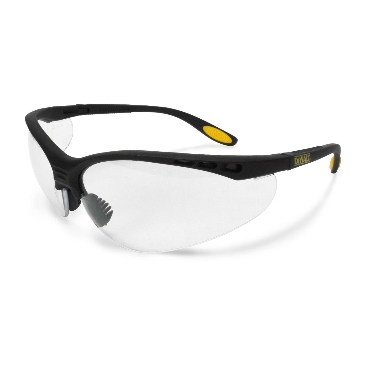 DEWALT DPG58 Reinforcer™ Protective Eyewear - Black Frame - Clear Anti-Fog Lens