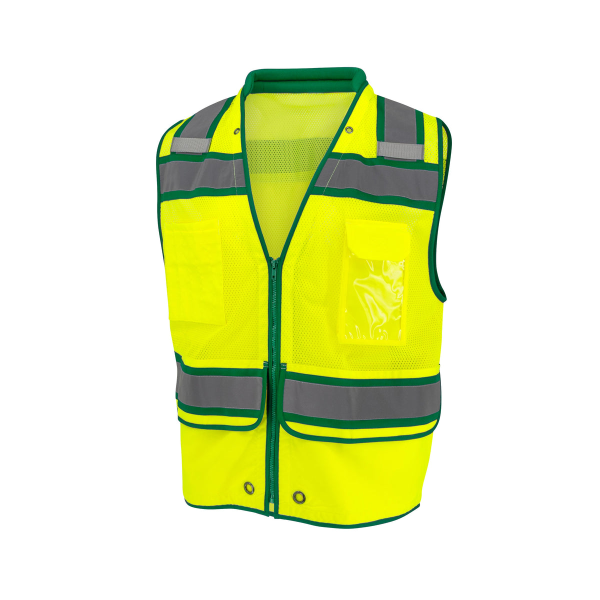 Radians SV58Z Class 2 Heavy Duty Surveyor Vest with Contrast Trim and Underlay