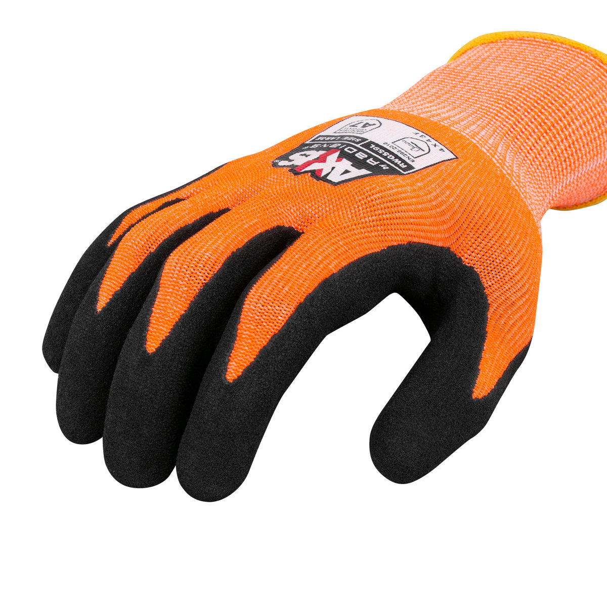Radians RWG559 AXIS™ Cut Protection Level A7 Sandy Nitrile Coated Glove
