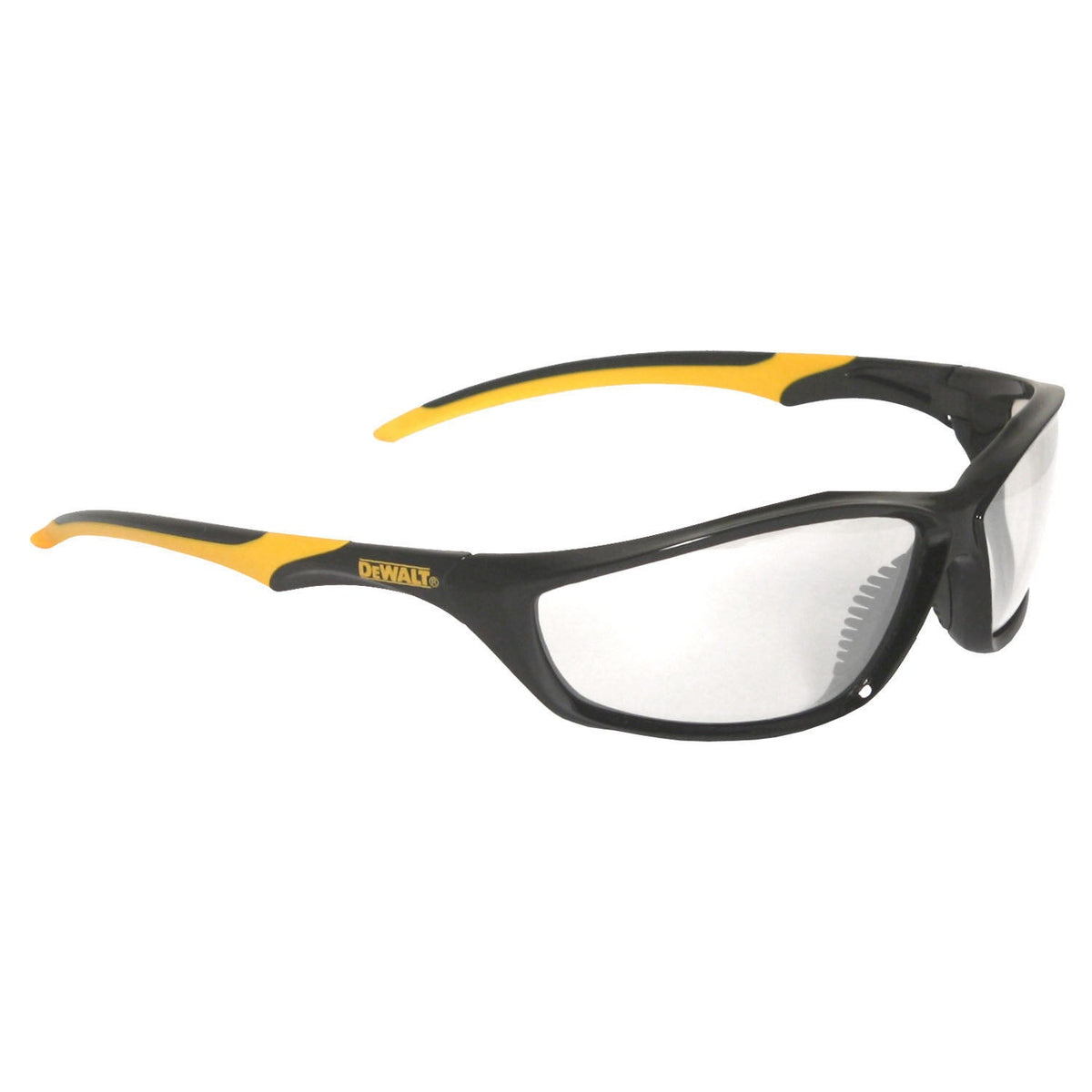 DEWALT DPG96 Router™ Protective Eyewear - Black/Yellow Frame - Clear Lens