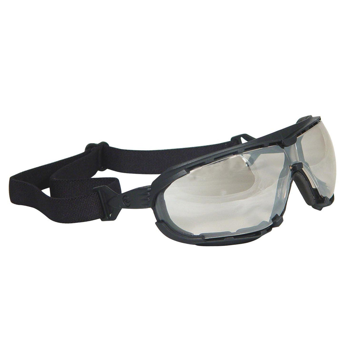 Radians Dagger™ Foam Lined Safety Goggle - Black Frame - Indoor/Outdoor Anti-Fog Lens