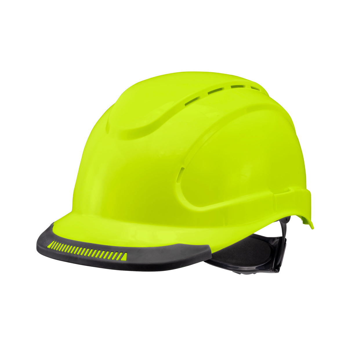 Radians HYPEMAN™ RHH6V 6-Point Ratchet Vented Type I Cap Style Hard Hat - Hi-Vis Lime