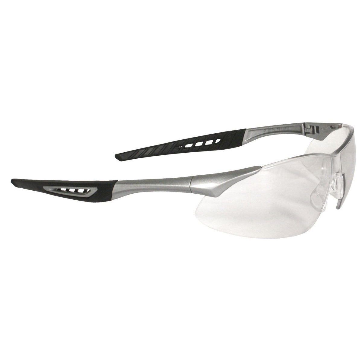 Radians Rock™ Safety Eyewear - Silver Frame - Clear Anti-Fog Lens