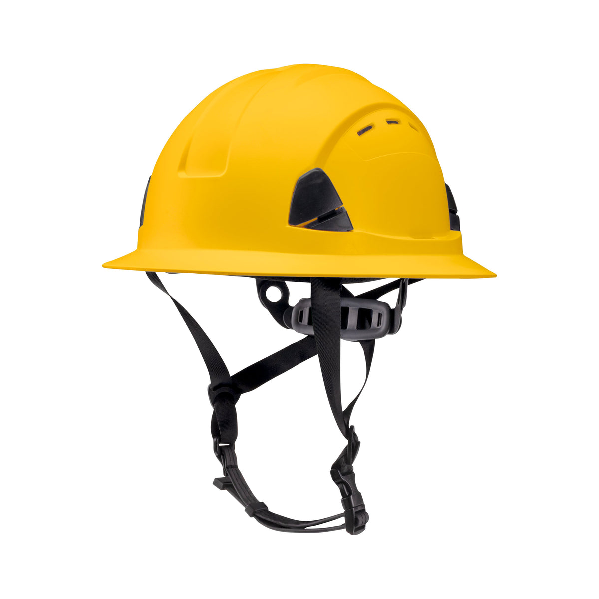 Radians RHF2V Dareware X™ Type II Class C Vented Full Brim Safety Helmet - Yellow