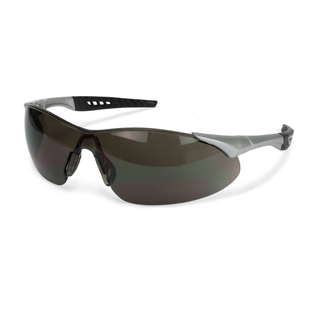 Radians Rock™ Safety Eyewear - Silver Frame - Smoke Anti-Fog Lens