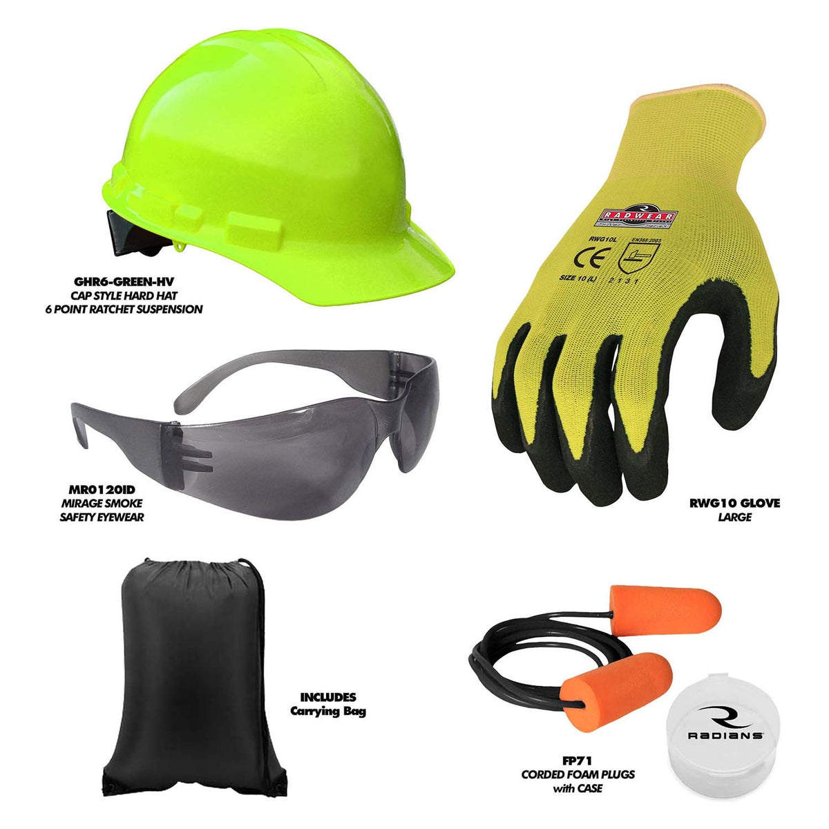 Radians Economy HV Starter Kit with Bag