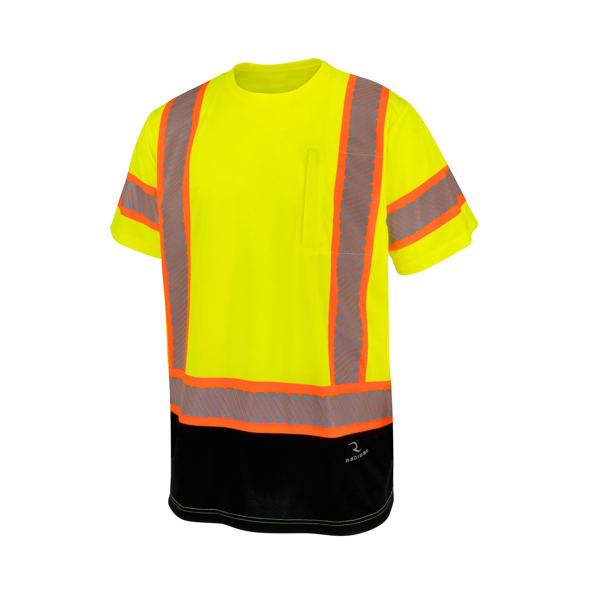 Radians ST42B Class 3 Color Block Short Sleeve T-Shirt with Contrasting Tape