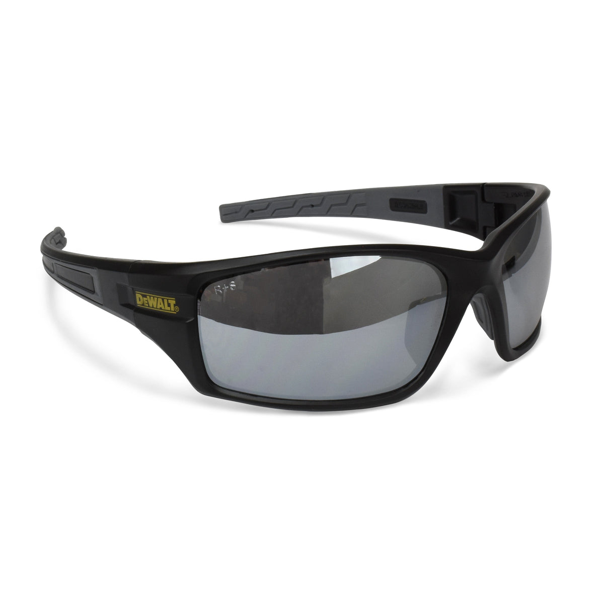 DEWALT DPG101 Auger® Protective Eyewear - Black Frame - Silver Mirror Lens
