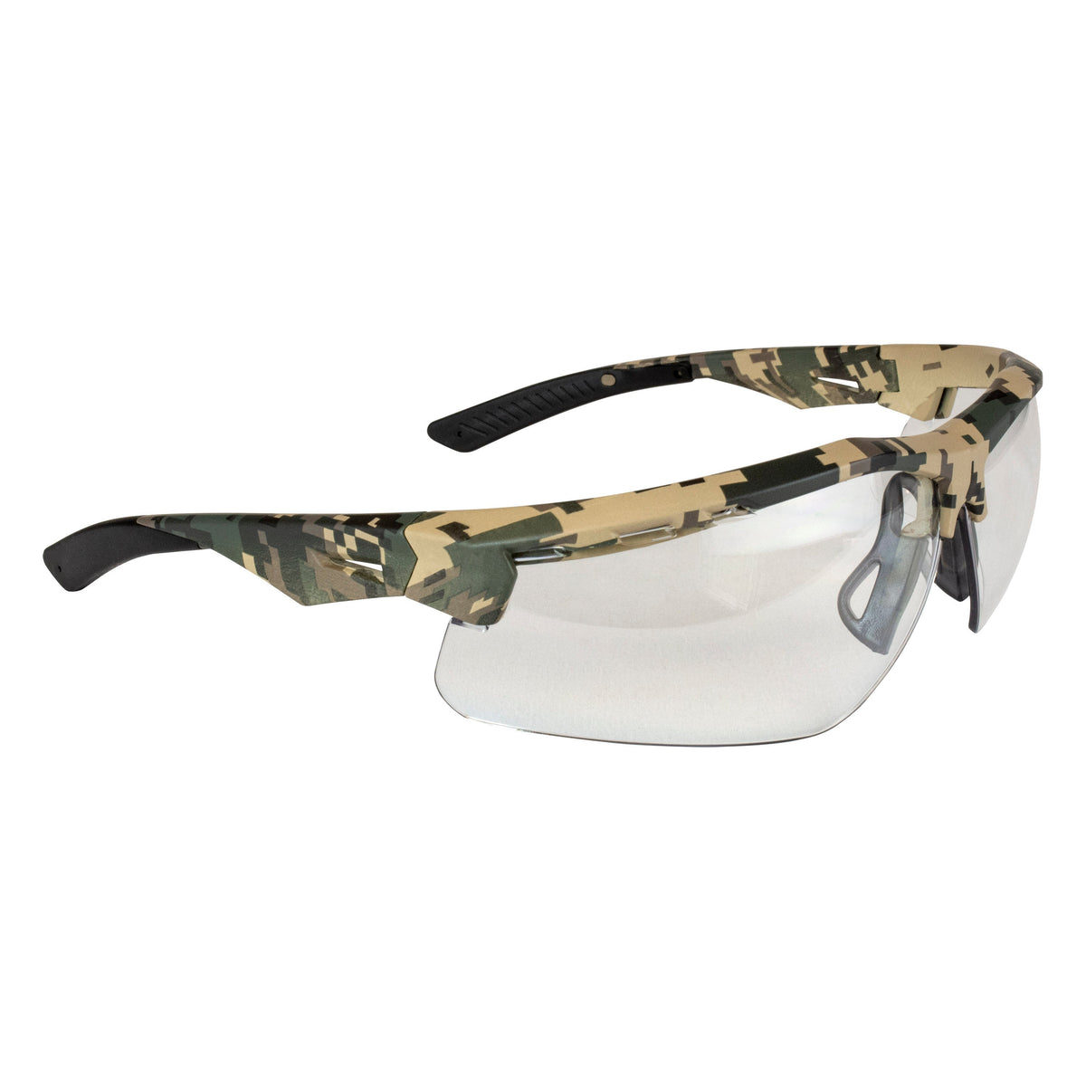 Radians Thraxus™ Safety Eyewear - Digital Camo Frame - Clear Anti-Fog Lens