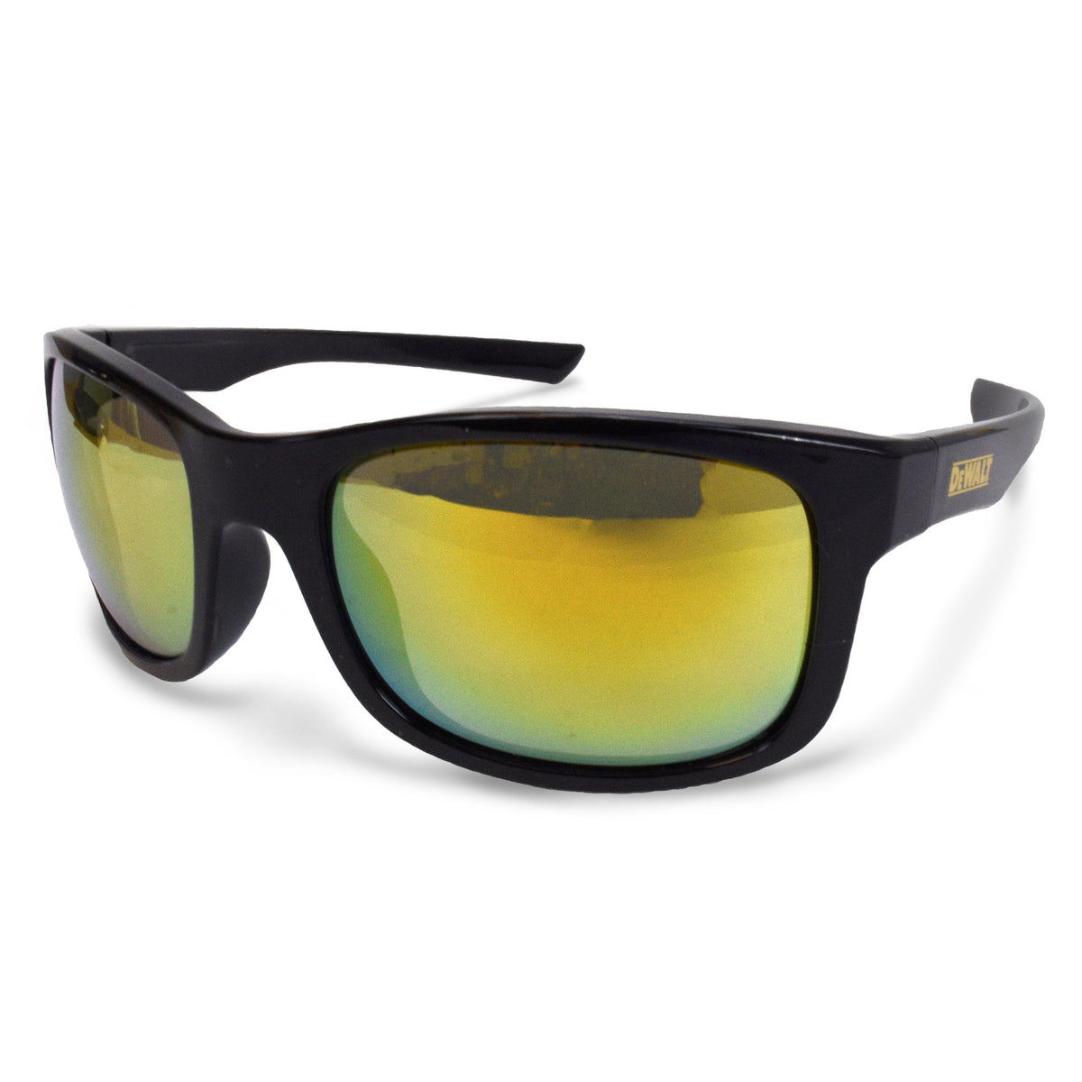 DEWALT DPG107 Supervisor® Protective Eyewear - Black Frame - Yellow Mirror Lens