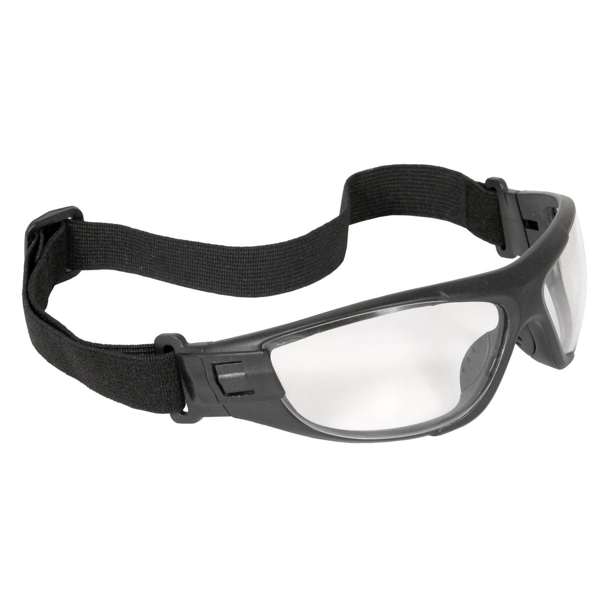 Radians Cuatro™ 4-in-1 Foam Lined Eyewear - Black Frame - Clear Anti-Fog Lens