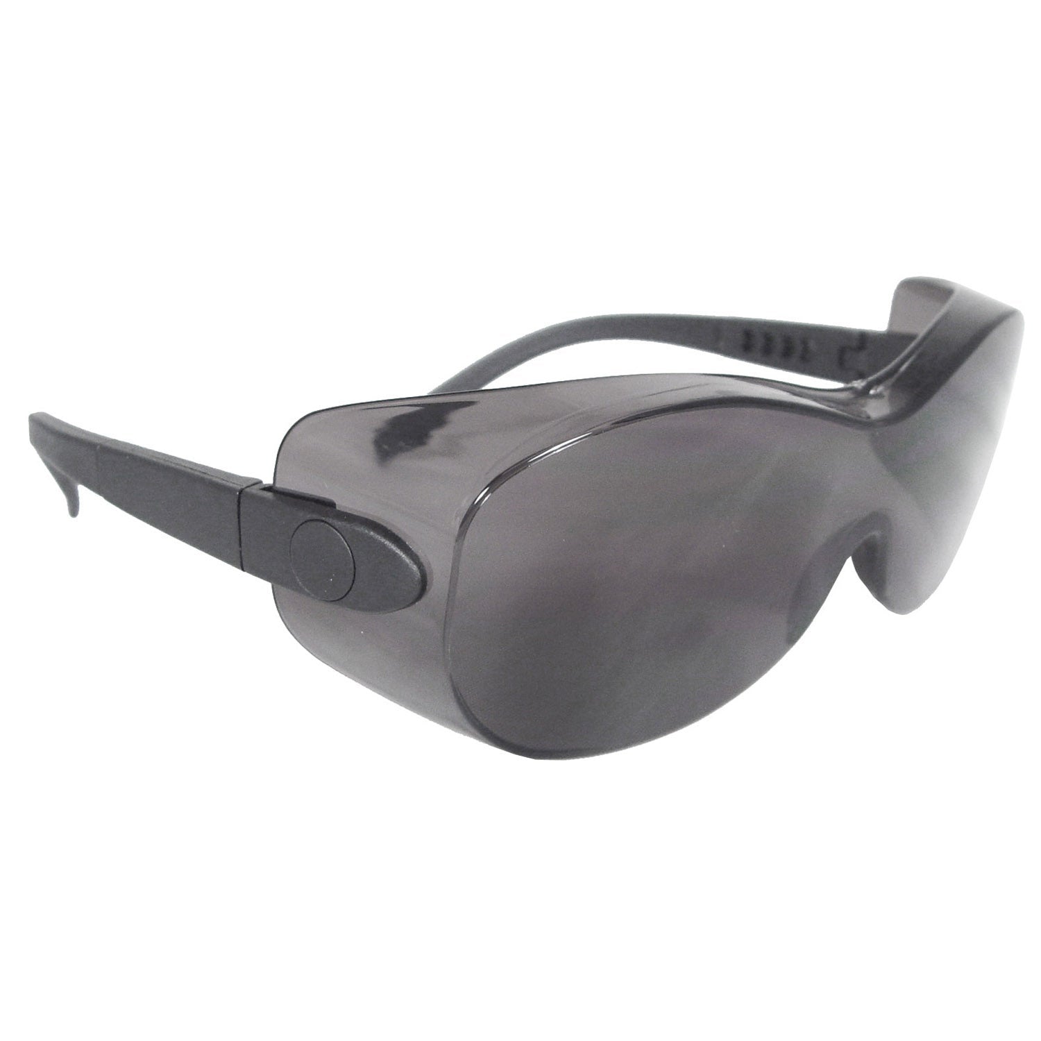 Radians Sheath™ OTG Safety Eyewear - Black Frame - Smoke Lens