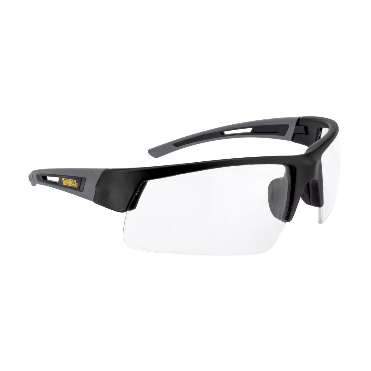 DEWALT DPG100 Crosscut® Protective Eyewear - Black Frame - Clear Lens