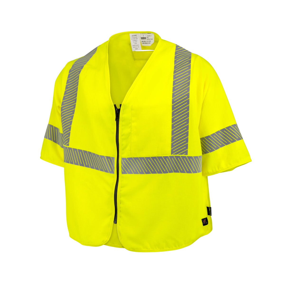 Radians SV99A-3SZGSFR 5.7 oz Class 3 AR/FR Vest with Segmented Reflective Tape