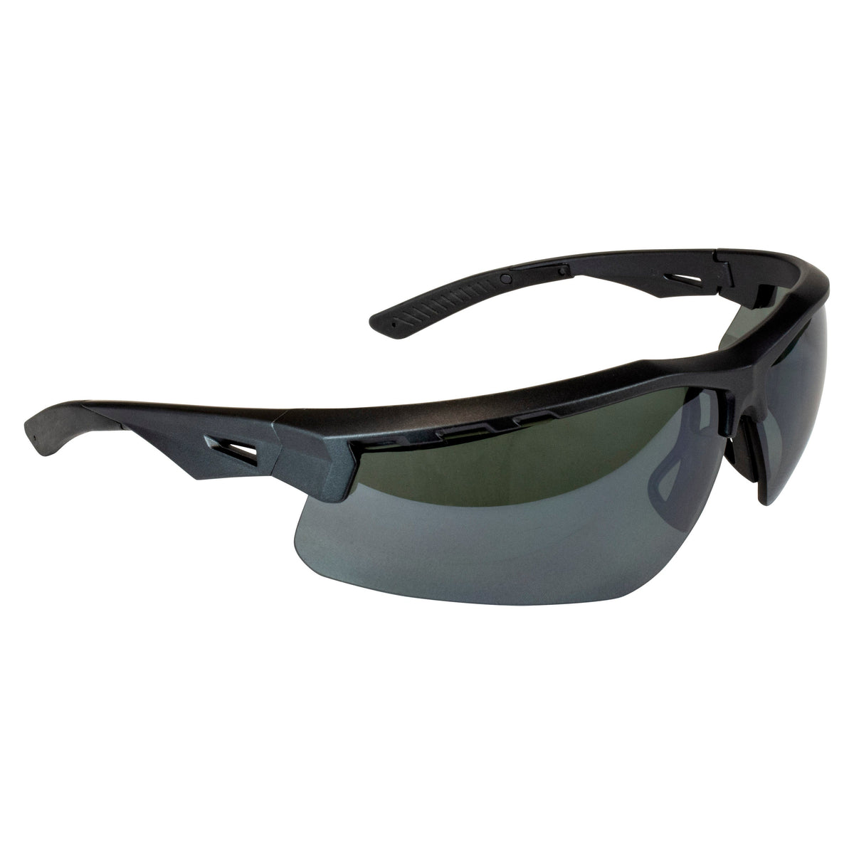 Radians Thraxus™ Safety Eyewear- Black Metal Frame - Smoke Polarized Lens