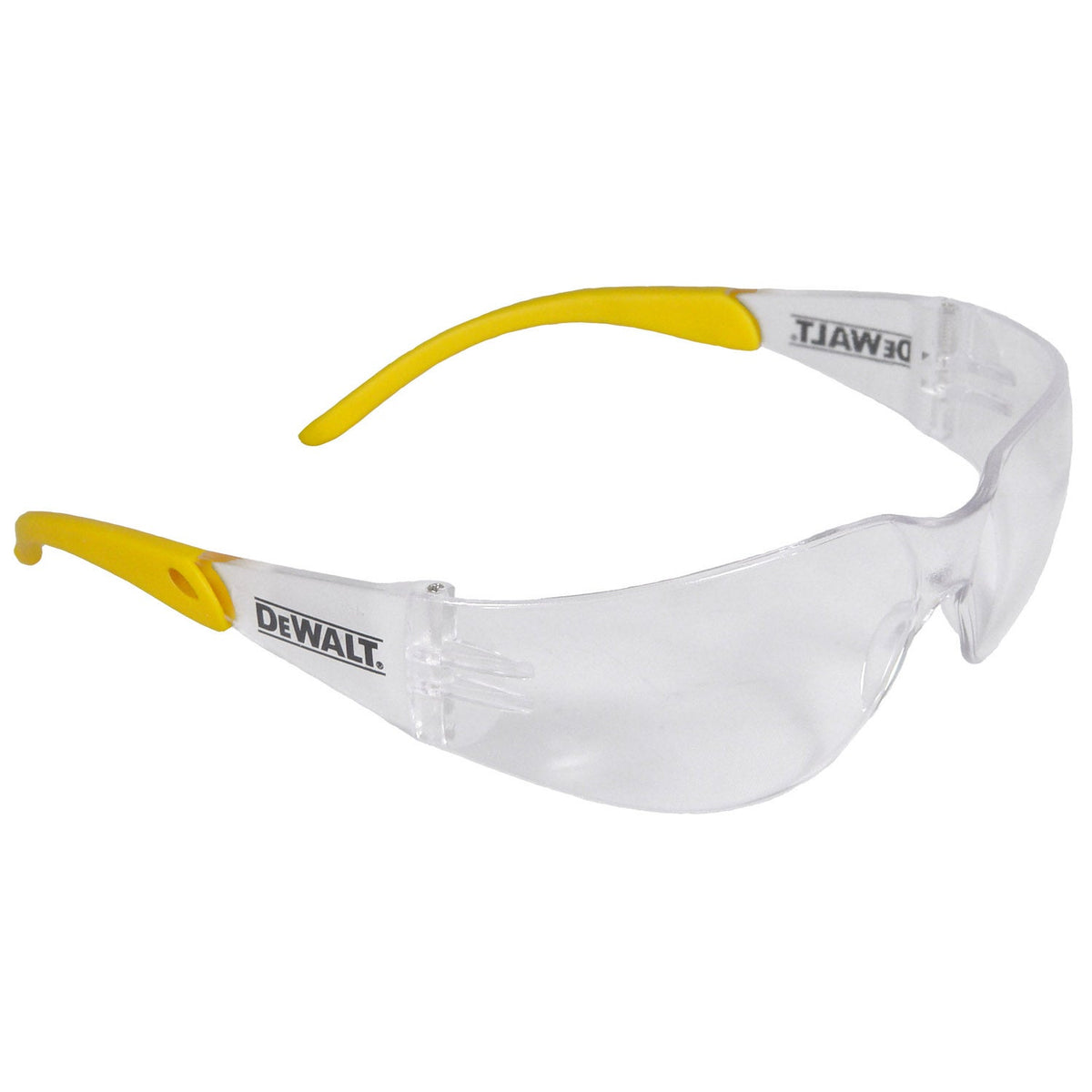 DEWALT DPG54 Protector™ Protective Eyewear - Clear/Yellow Frame - Clear Anti-Fog Lens