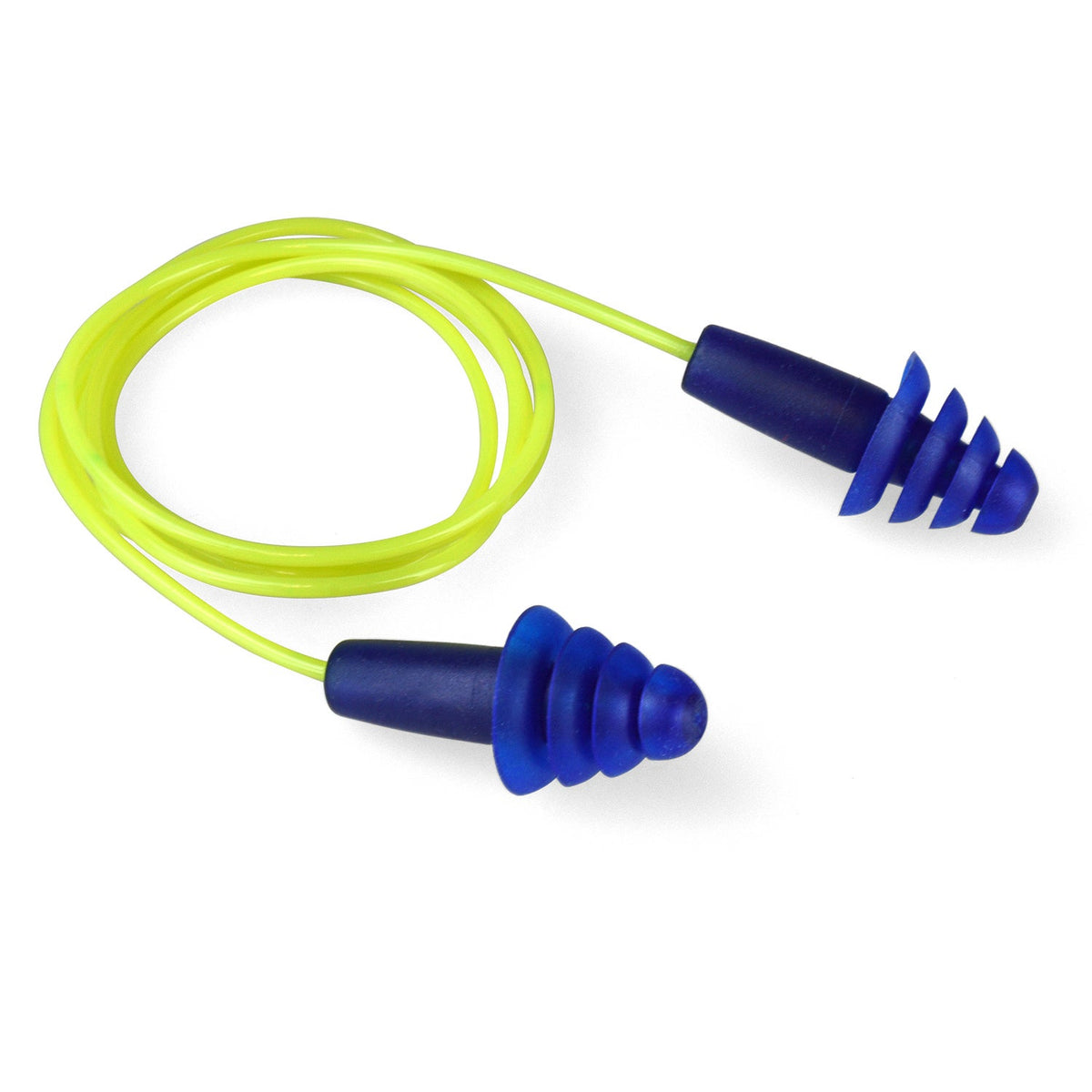 Radians Resistor II™ Reusable Flanged Earplugs - Corded