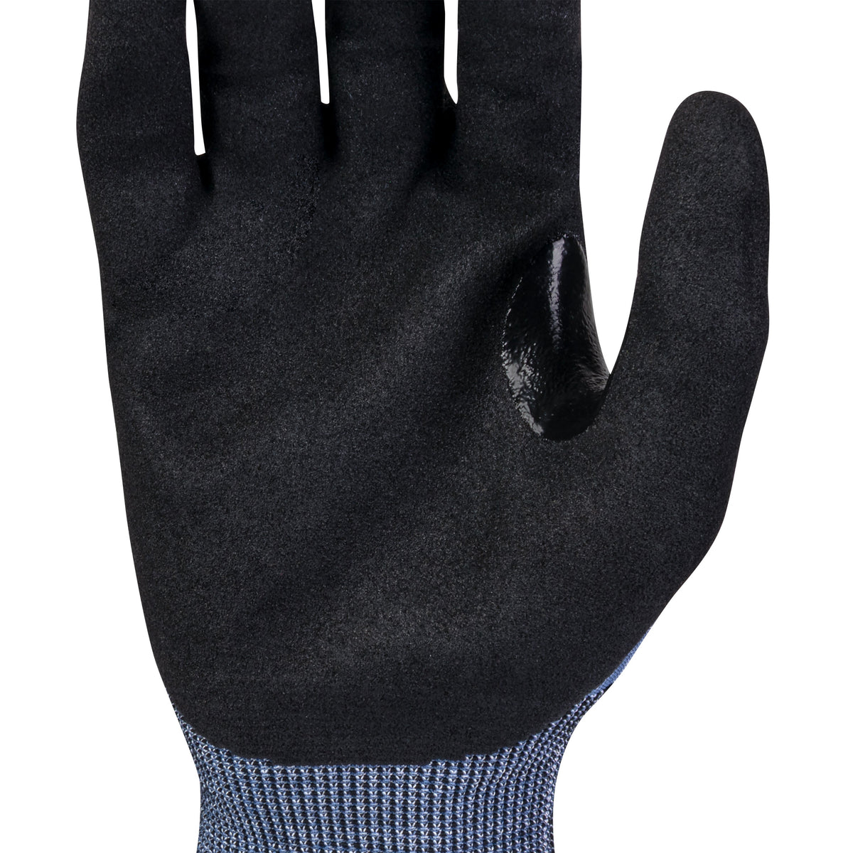 Radians RWG586 HPPE Shell and Sandy Foam Nitrile Palm A6 Cut Protection Glove