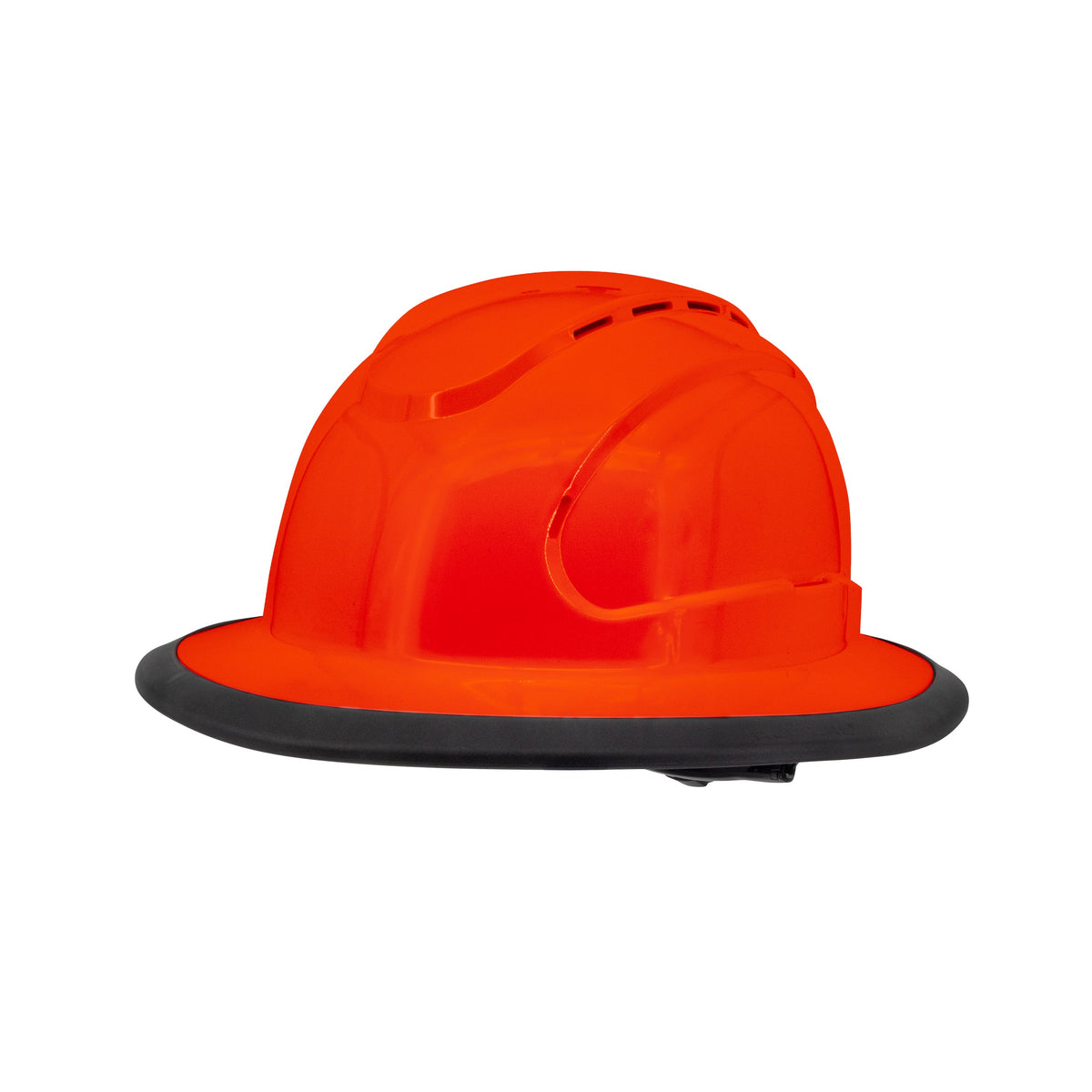 Radians THE JUDGE™ RHJ6V 6-Point Ratchet Vented Type I Full Brim Hard Hat - Orange HV