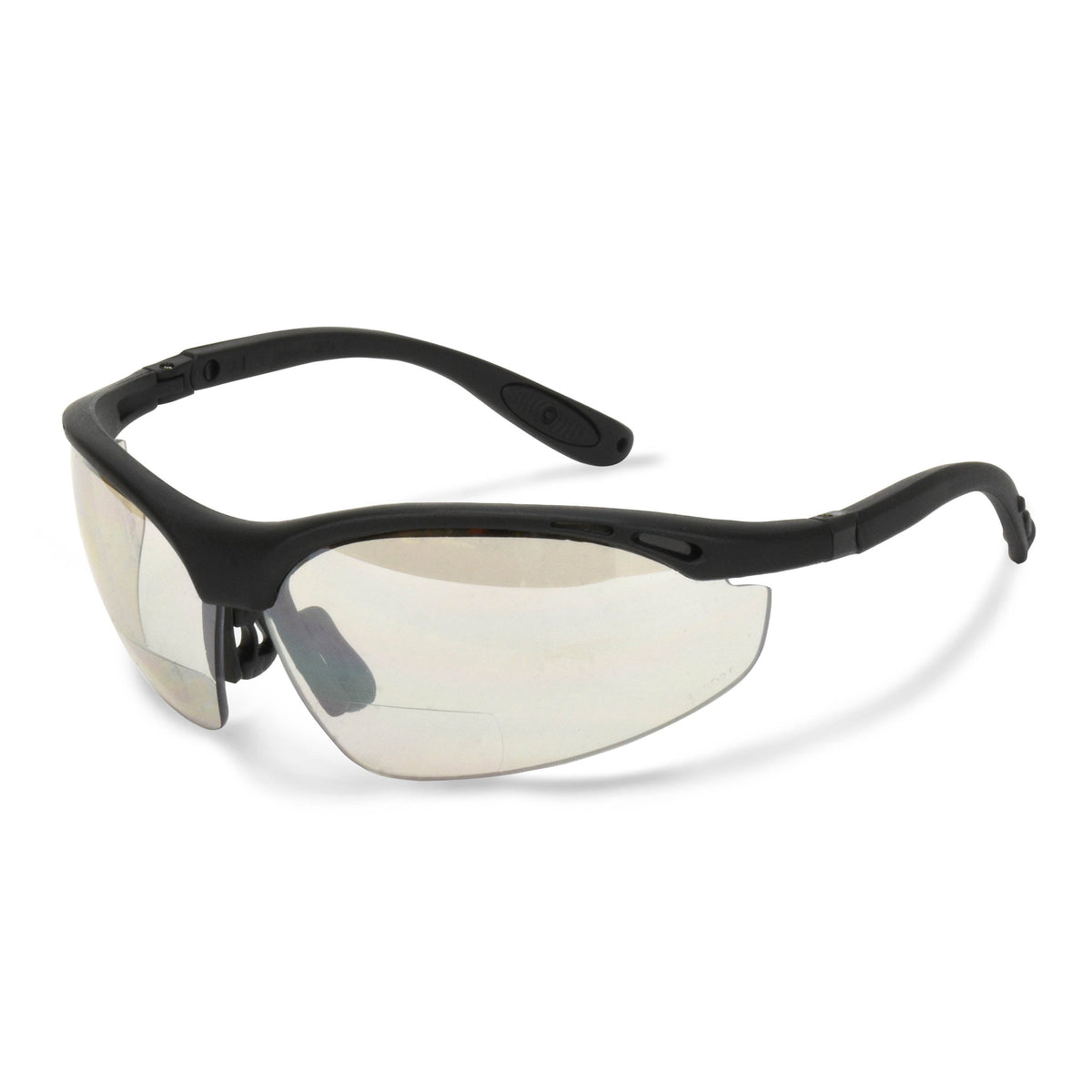 Radians Cheaters® Magnifier Safety Eyewear - Black Frame - Indoor/Outdoor Lens - 2.0 Diopter