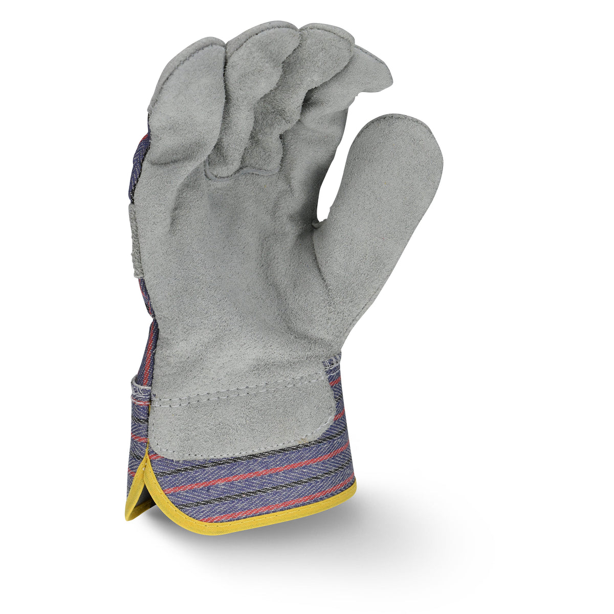 Radians RWG3200 Regular Shoulder Gray Split Cowhide Leather Glove