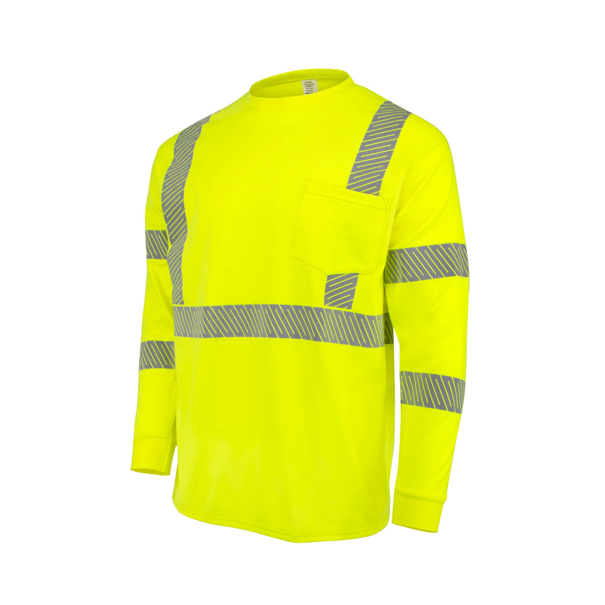 Radians ST921 7.75 oz Class 3 Long Sleeve FR T-shirt with Segmented Reflective Tape
