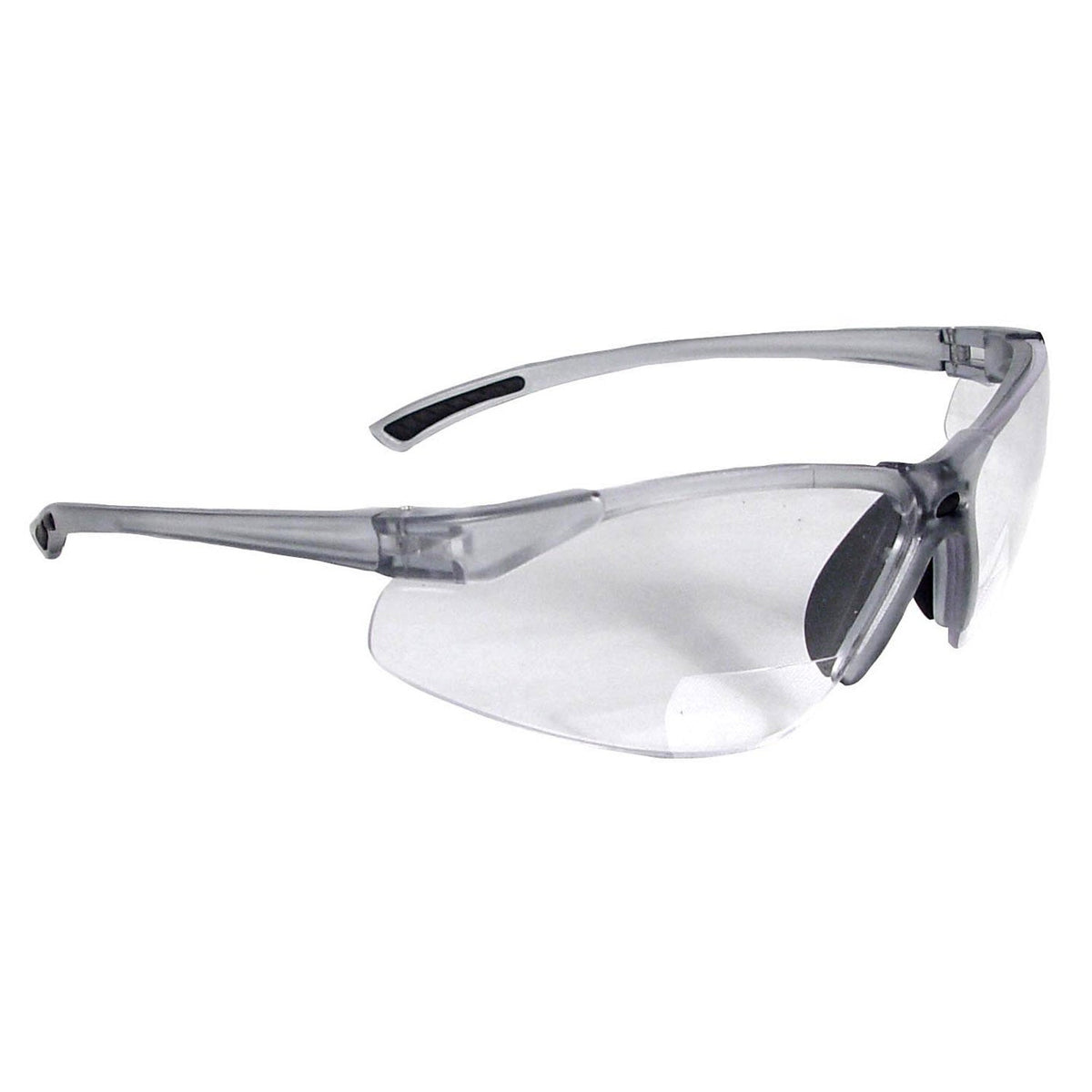 Radians C2™ Magnifier Safety Eyewear - Smoke Frame - Clear Lens - 2.5 Diopter