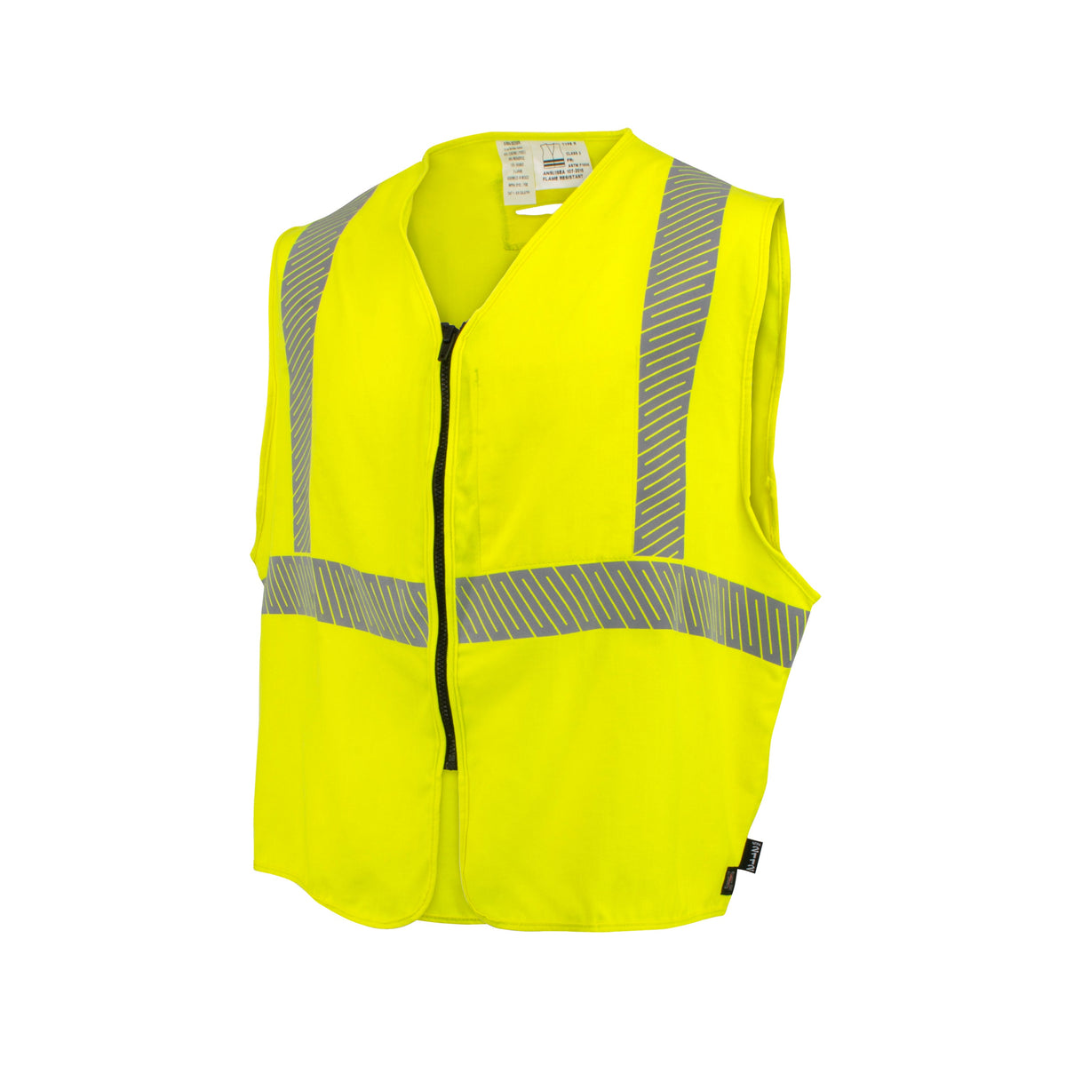 Radians SV99A-2SZGSFR 5.7 oz Class 2 AR/FR Vest with Segmented Reflective Tape