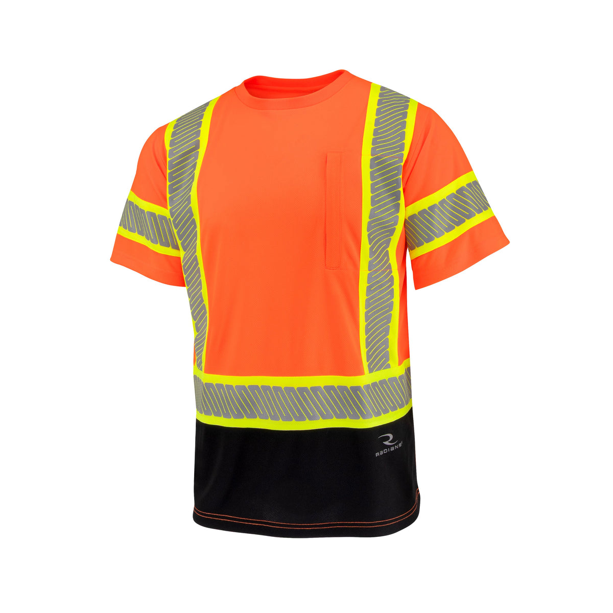 Radians ST42B Class 3 Color Block Short Sleeve T-Shirt with Contrasting Tape