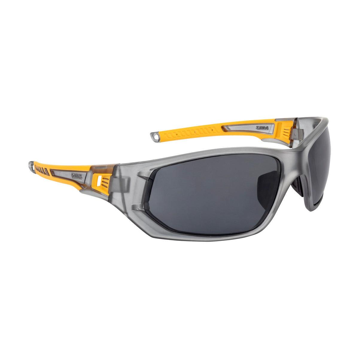DEWALT DPG112 Miter® Protective Eyewear - Gray/Yellow Frame, Smoke Lens