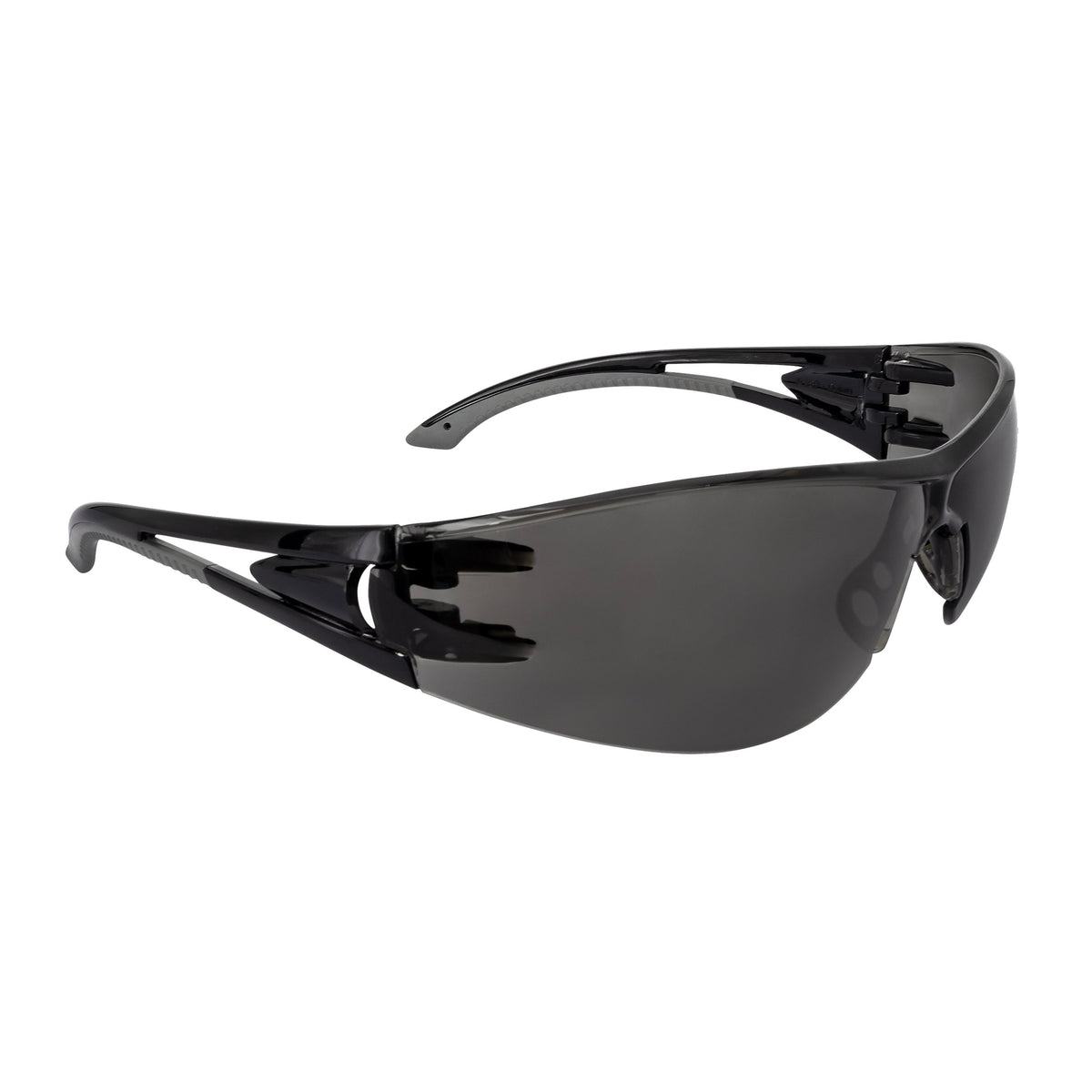 Radians Optima™ IQ - IQuity Anti-Fog Safety Eyewear - Black Frame - Smoke IQ Anti-Fog Lens