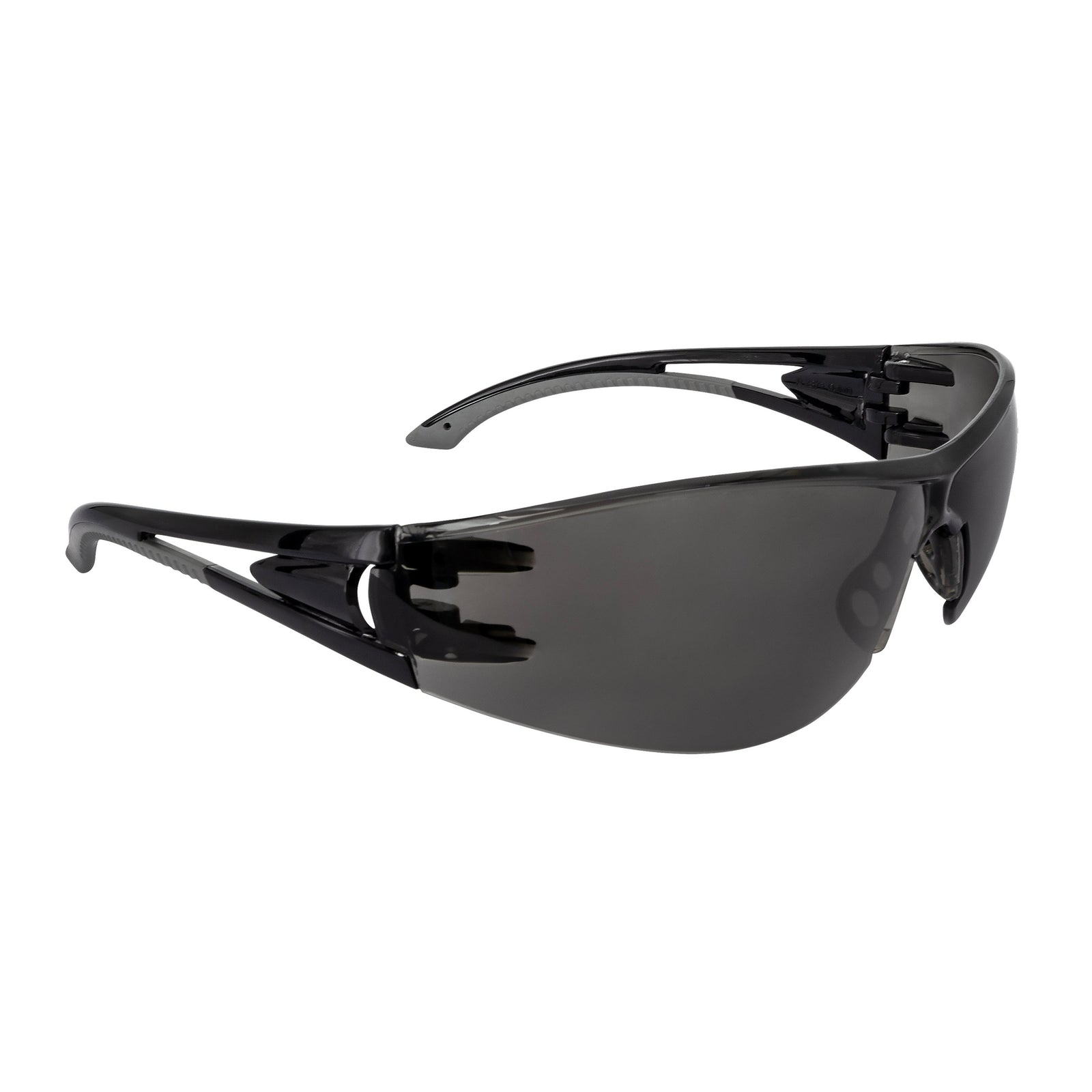 Radians Optima™ IQ - IQuity Anti-Fog Safety Eyewear - Black Frame - Smoke IQ Anti-Fog Lens