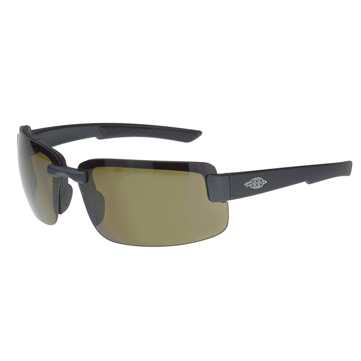 Crossfire ES6 Premium Safety Eyewear - Black Frame - Polarized Brown Lens