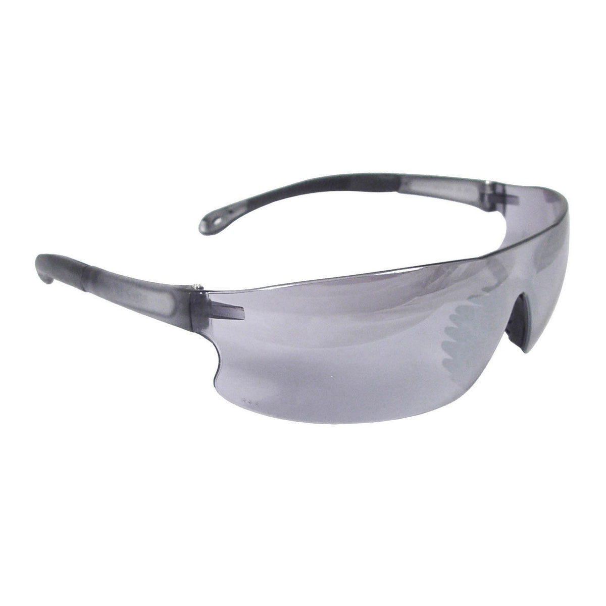 Radians Rad-Sequel™ Safety Eyewear - Smoke Frame - Silver Mirror Lens