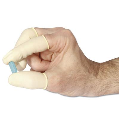 Nitrile Anti-Static Finger Cots, 125LNR, Rolled, Medium, White