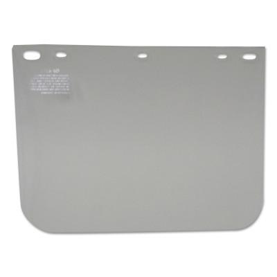 Visor, Clear, 8 in x 11 in, Clear, Unbound, For Fibre-Metal® Head Gear/Cap Adaptors