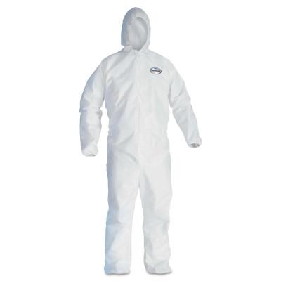KLEENGUARD A30 Breathable Splash &amp; Particle Protection Coveralls, 2XL, Hood/Boot